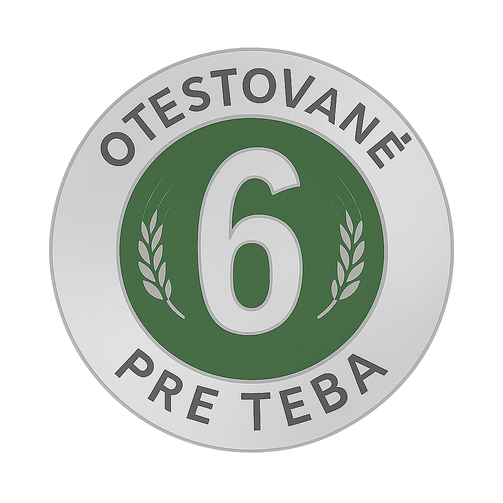 Otestované pre teba - 6. miesto